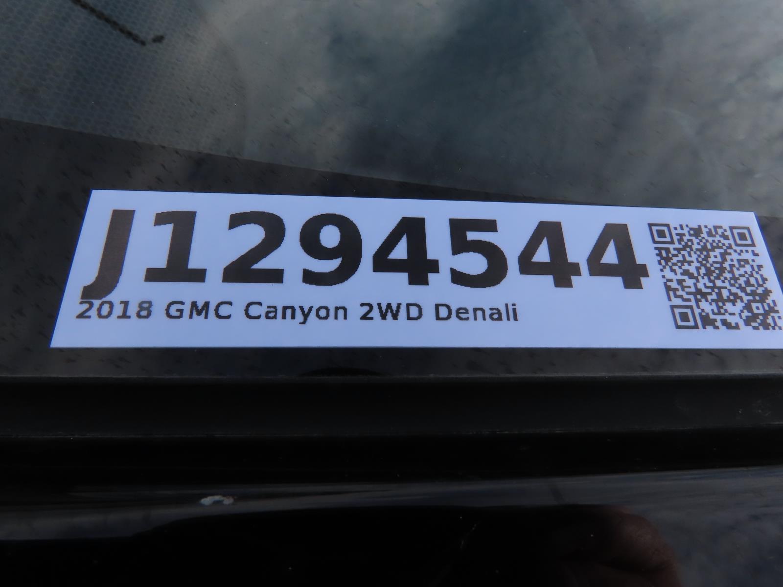2018 GMC Canyon 2WD Denali
